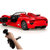 美致保时捷918遥控车1:14充电儿童超大跑车方向盘玩具车汽车模型(黑色)第2张高清大图