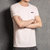 森雷司短袖t恤2019夏装新款男装男士圆领纯色衣服男潮(粉红色 M)第4张高清大图