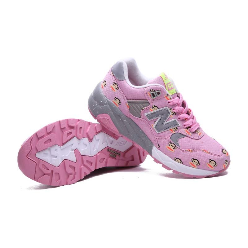 新百伦newbalance580大嘴猴系列女士运动鞋跑鞋跑步鞋休闲鞋女鞋粉色