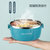 美厨304不锈钢圆形三层饭盒（北欧蓝）MCFT568 国美超市甄选第4张高清大图