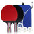克洛斯威初学者练习运动三星乒乓球拍/P301 305 306 1100(黑红色/P301 直拍)第5张高清大图