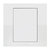 西门子开关插座面板 悦动系列 雅白色 空白面板插座 白板第2张高清大图