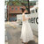 夏季新款女装甜美荷叶边吊带无袖背心雪纺连衣裙仙女长裙(白色 S)第2张高清大图
