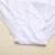SUNTEK中老年男女士纯白色高腰全精梳汗布 加肥加大 大三角内裤(3条装130（80-100斤） 白色)第3张高清大图
