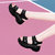 新款女士厚底运动凉鞋女夏季休闲沙滩露趾高跟时尚魔术贴女鞋2203(黑色 35)第4张高清大图