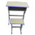 永岩钢木 单人封边式学生课桌椅 YY-0012(蓝边（可指定） 默认)第3张高清大图