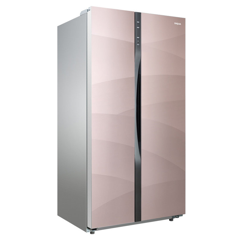 帝度diquabcd592wdgbi592对开门变频冰箱郁香紫