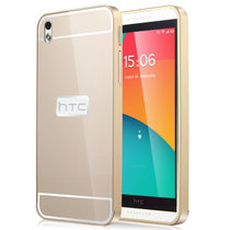 HTC 816手机壳 htc 816v手机套 htc816T金属手机壳 保护套壳(土豪金(新款))