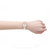 天梭(TISSOT)瑞士手表 弗拉明戈系列小巧时尚简约皮带石英女表T094.210.16.011.00(白盘玫金皮带)第2张高清大图
