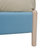 北欧白蜡木双人床 简约软包坚固卧室家用家具 稳固静音进口松木架式大床(1.5加长床)第3张高清大图