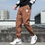 筑恒丰 男款 2020春季新款嘻哈风街头休闲裤G911(棕色 L)第4张高清大图