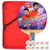 红双喜五星乒乓球拍直拍双面反胶皮全能型 含拍套乒乓球E-E506 国美超市甄选第2张高清大图