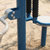 鑫龙互动式腰背按摩器XLLJ106H  户外健身器材室外小区公园社区广场体育运动双位互动式腰背按摩器(蓝色 单功能)第3张高清大图