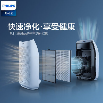 飞利浦(Philips) 空气净化器AC1210 家用卧室 除花粉霾 甲醛烟尘菌 净化机