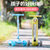 永久 （FOREVER）儿童滑板车2-12岁小孩玩具车滑滑车男女宝宝扭扭脚踏车滑步车溜溜车免安装闪光轮折叠款(蓝 色)第3张高清大图