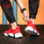 NEW BOLUNE/新百伦官方时尚男运动N字潮鞋男2021新款透气防滑网面跑步鞋(红色 41)第5张高清大图