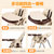 贝能(Baoneo)儿童餐椅多功能可折叠婴儿餐椅四合一便携宝宝餐椅(公主粉)第5张高清大图