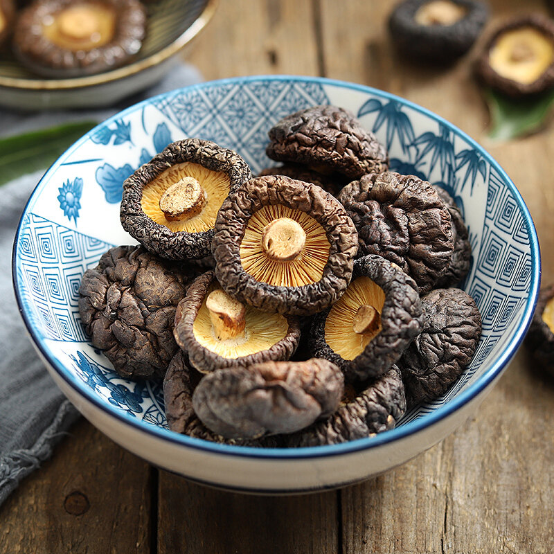 龙泉山黑面菇200g 山珍干货蘑菇菌类浙江名产香菇花纹紧密