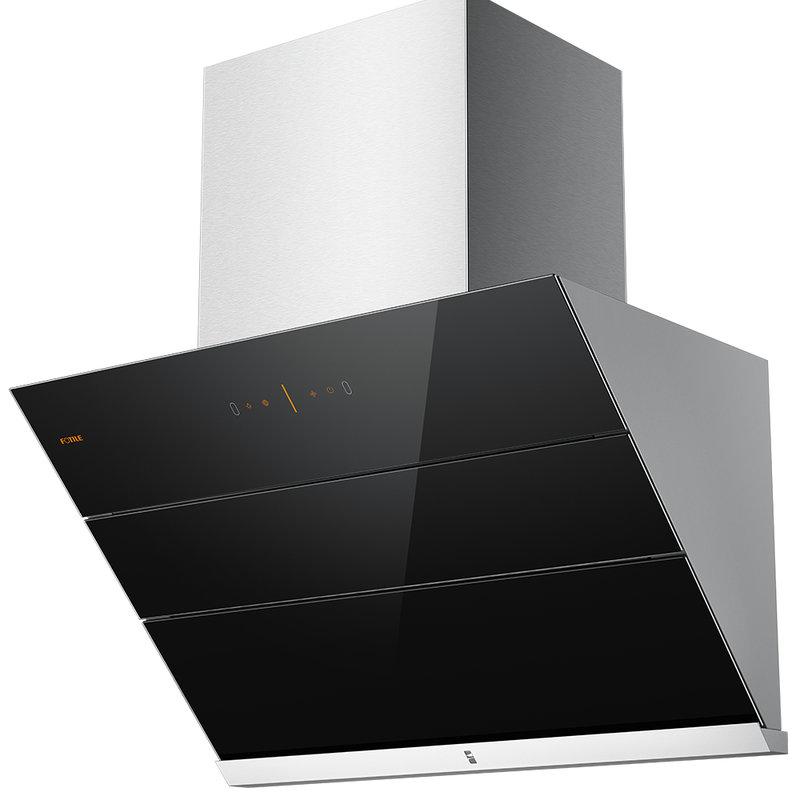 方太(fotile) cxw-228-jq08tb 吸油烟机 直吸直排技术 黑色玻璃