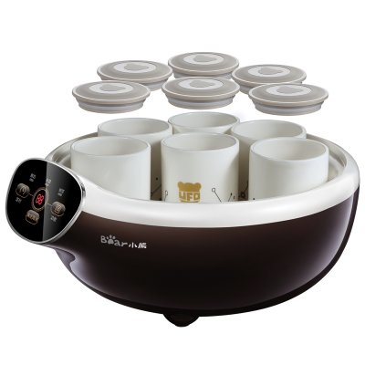 小熊（Bear）SNJ-A15E1 酸奶机  家用智能8陶瓷分杯 全自动酸奶机米酒机纳豆机