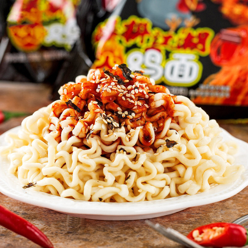 ego火鸡面140g5包马来西亚进口ego超辣火鸡面