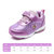Disney迪士尼童鞋3-6岁女童灯鞋户外休闲鞋运动灯鞋K00048 K00049(26码/参考脚长160mm K00049紫色)第5张高清大图