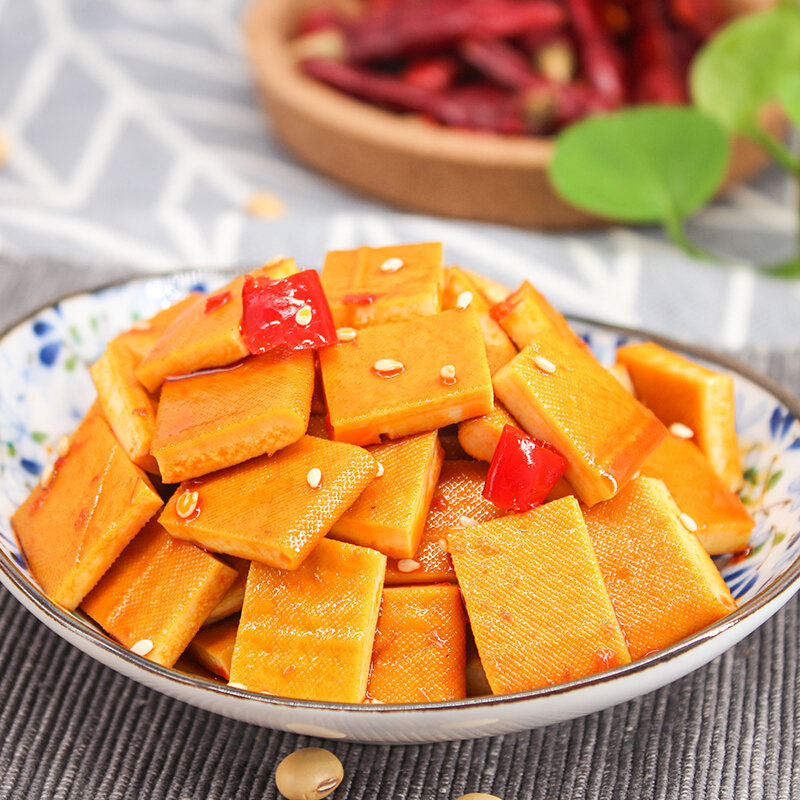 香香嘴麻辣豆干卤制豆腐干350g休闲零食豆制品