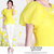 DELUXSEY 纯色荷叶边短袖上衣 女式夏季褶皱收腰修身衬衣 韩版新款潮服(黄色 L)第4张高清大图
