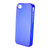 爱酷多（ikodoo）苹果iPhone4/4S 保护套保护壳 自带防尘塞清水壳(自带防尘塞型_磨砂透蓝)第3张高清大图