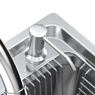 华帝卫浴 304不锈钢水槽双槽套装 厨房加厚大容量洗菜盆(A2001(71)-Q.1)
