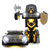 星辉Rastar奔驰遥控变形机器人RS战警一键遥控变形车金刚儿童玩具车(银色)第4张高清大图