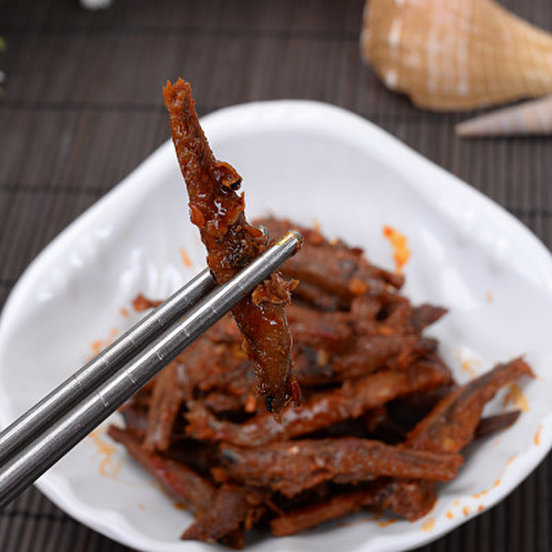 盐津铺子小银线鱼 香辣味50克/袋