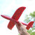 奥智嘉儿童玩具 手掷手抛飞机滑翔泡沫飞机红色 国美超市甄选第2张高清大图
