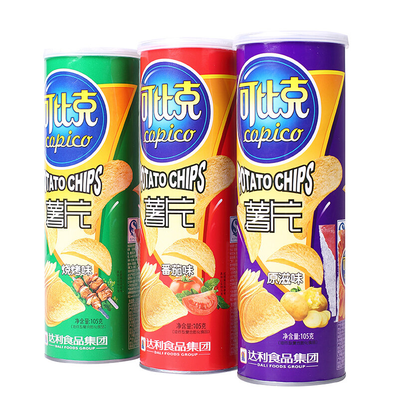 可比克薯片零食大礼包105g*3 国美超市甄选【图片 价格 品牌 报价】
