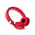 ULDUM U502手机耳机头戴式立体声带线控麦克风按键通用耳塞 (红色)第4张高清大图