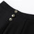 2021春季新款大码女装时尚a字裙子适合胖mm的显瘦遮胯半身裙58035(黑色 XXL)第4张高清大图
