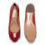 Salvatore Ferragamo女士红色平底鞋 01-A181-592125 018红 时尚百搭第4张高清大图