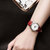 天梭(TISSOT)瑞士手表 库图系列简约个性防水石英女表T035.210.16.371.00(白盘红皮带)第2张高清大图