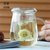物生物蘑菇杯茶杯韩版创意潮流透明玻璃杯带把便携花茶泡茶办公杯380ML /420ML/500ML(蓝色)第5张高清大图