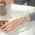 卡西欧手表 SHEEN系列时尚三针表盘低调优雅人造蓝宝石玻璃镜面女表SHE-4533PGL-7A 国美超市甄选第8张高清大图