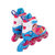 DISNEY/迪士尼芭比BCB21030儿童溜冰鞋套装直排轮滑鞋滑冰鞋旱冰鞋送护具头盔(BCB21030 S码28-32)第4张高清大图