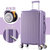 行李箱拉杆箱男女旅行箱24英寸学生韩版26英寸万向轮密码登机箱皮箱子(紫色 28英寸)第2张高清大图