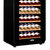西伯仑XL-168智能恒温红酒柜 茶叶柜 冷藏柜 冰吧展示柜 展示架 黑色 实木层架(黑色暗拉手展架)第5张高清大图