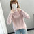 女式时尚针织毛衣9495(粉红色 均码)第4张高清大图