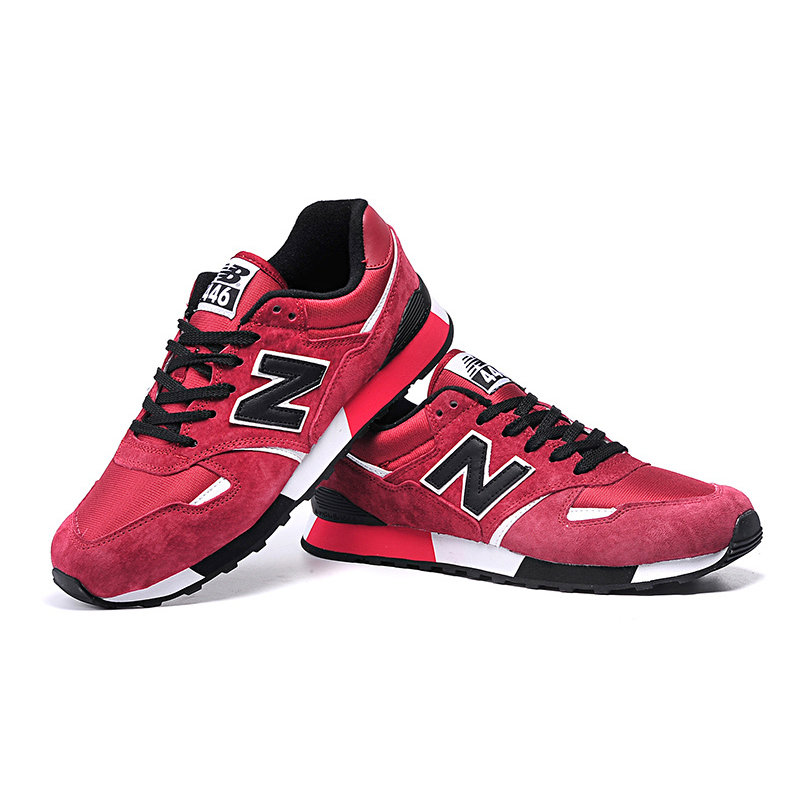 新百伦 new balance 446 男女 慢跑鞋 运动鞋 男鞋 女鞋(酒红 38)