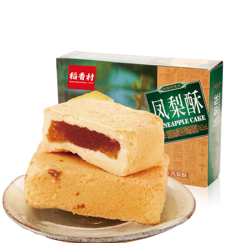 稻香村零食饼干凤梨酥400g特色糕点休闲点心