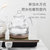 Seko/新功 W7全自动底部上水电热水壶茶具玻璃烧水壶家用电茶炉(白色)第5张高清大图