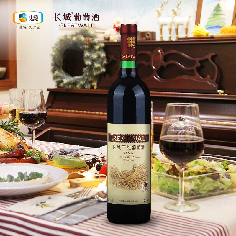 长城特酿3年解百纳干红葡萄酒750ml 中粮出品