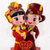 中国传统民俗特色神话戏剧树脂情侣娃娃人偶创意家居婚房装饰摆件 送结婚婚庆婚礼礼品(执子之手)第2张高清大图