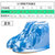 创简坊（CJIANFF）牛筋底防雨鞋套防水雨天男女加厚耐磨儿童防滑雨靴脚套非一次性(男款蓝色2)(XL)第4张高清大图